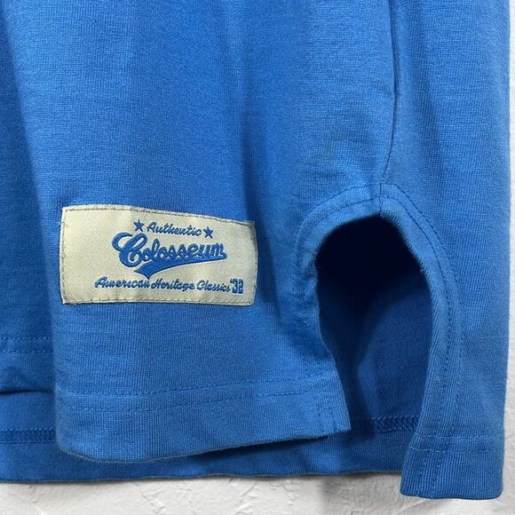 🏈🏀 Vintage NORTH CAROLINA TAR HEELS Embroidered Heavy Pullover Tee Sz 2XL - EU - Picture 3 of 12